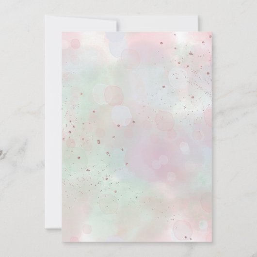 Uitnodiging voor hoge theebridal (Achterkant)