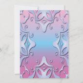 Uitnodiging voor hoge-theebridale douche (Achterkant)