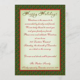 Uitnodiging voor Holly en Ivy kerst