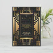 Uitnodiging voor Hollywood Awards (Staand voorkant)