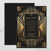 Uitnodiging voor Hollywood Awards (Voorkant / Achterkant)