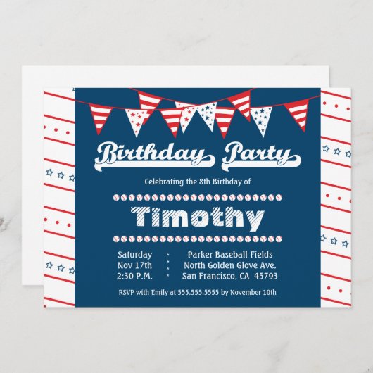 Uitnodiging voor homepage van bys bypeball (Voorkant / Achterkant)