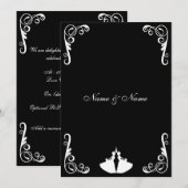 Uitnodiging voor homohuwelijk - Lesbiennes - Twee  (Voorkant / Achterkant)