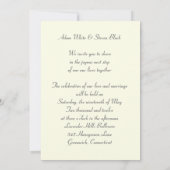 Uitnodiging voor homopage met  portretten (Achterkant)