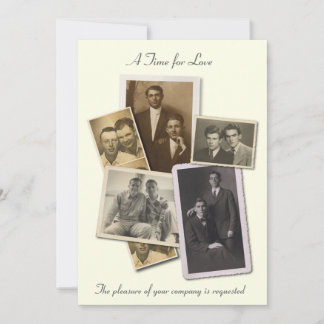 Uitnodiging voor homopage met  portretten