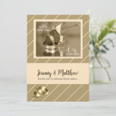 Uitnodiging voor homoseksuele en lesbische bruilof (Staand voorkant)