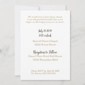 Uitnodiging voor homoseksuele en lesbische bruilof (Achterkant)