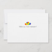 uitnodiging voor homovoorstel (Voorkant)