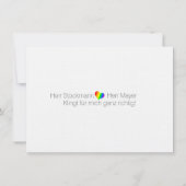 uitnodiging voor homovoorstel (Achterkant)