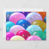 Uitnodiging voor honden en ballonnen uit het nieuw (Achterkant)