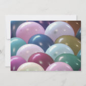 Uitnodiging voor honden en ballonnen uit het nieuw (Achterkant)