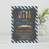 Uitnodiging voor honey do groom shower (Staand voorkant)