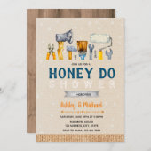 Uitnodiging voor Honey do themafeest (Voorkant / Achterkant)