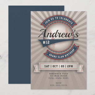 uitnodiging voor honkbal