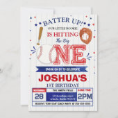 Uitnodiging voor honkbal op zondag (Voorkant)