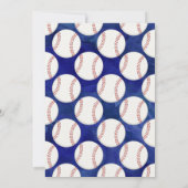 Uitnodiging voor honkbal op zondag (Achterkant)