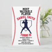 Uitnodiging voor honkbal op zondag (Staand voorkant)