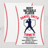 Uitnodiging voor honkbal op zondag (Voorkant / Achterkant)