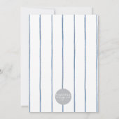 Uitnodiging voor honkbal op zondag (Achterkant)