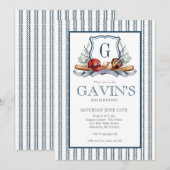 Uitnodiging voor honkbal op zondag (Voorkant / Achterkant)