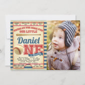 Uitnodiging voor honkbalverjaardagsfeest (Voorkant)