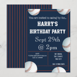 Uitnodiging voor honkpartijen Uitnodigbaar