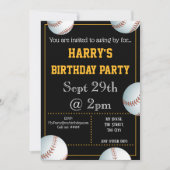 Uitnodiging voor honkpartijen Uitnodigbaar (Voorkant)