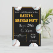 Uitnodiging voor honkpartijen Uitnodigbaar (Staand voorkant)