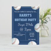 Uitnodiging voor honkpartijen Uitnodigbaar (Staand voorkant)