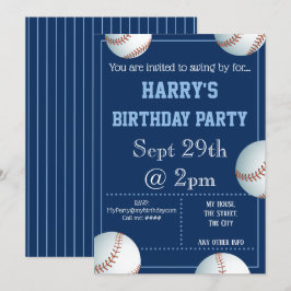 Uitnodiging voor honkpartijen Uitnodigbaar