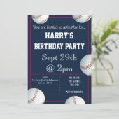 Uitnodiging voor honkpartijen Uitnodigbaar (Staand voorkant)