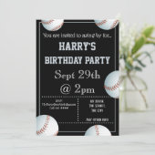 Uitnodiging voor honkpartijen Uitnodigbaar (Staand voorkant)