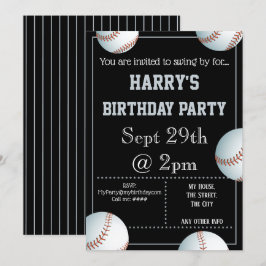 Uitnodiging voor honkpartijen Uitnodigbaar