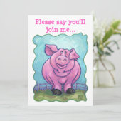 Uitnodiging voor hoofden en kwartels (Staand voorkant)