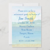 Uitnodiging voor Hot Air Balloon Retirement Party (Achterkant)