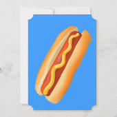 Uitnodiging voor hot-Dog-partij (Achterkant)