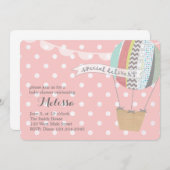 Uitnodiging voor hot-luchtballon (Voorkant / Achterkant)