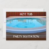 Uitnodiging voor hot-Tub-partij (Voorkant)
