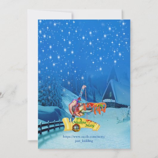 Uitnodiging voor hotChocolade Party (Achterkant)