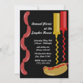 Uitnodiging voor hotdog en specerijen (Voorkant)