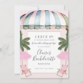 Uitnodiging voor Hotel Zwembad Spa Bachelorette We (Voorkant)