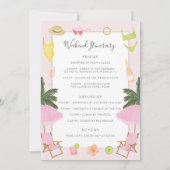 Uitnodiging voor Hotel Zwembad Spa Bachelorette We (Achterkant)