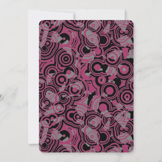 Uitnodiging voor House Party (Achterkant)