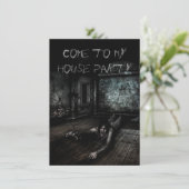 Uitnodiging voor House Party (Staand voorkant)