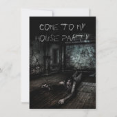Uitnodiging voor House Party (Voorkant)