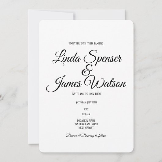 Uitnodiging voor hout en weddenschappen (Achterkant)