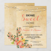 Uitnodiging voor huisverwarming thuis (Voorkant / Achterkant)