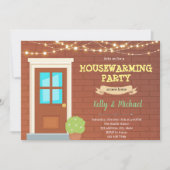 Uitnodiging voor huisverwarming van deuren (Voorkant)