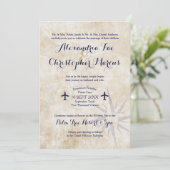 Uitnodiging voor huwelijk - bestemmingsthema (Staand voorkant)