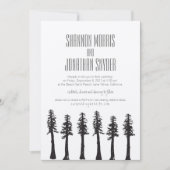 Uitnodiging voor Huwelijk onder de Reuzenbomen / B (Voorkant)
